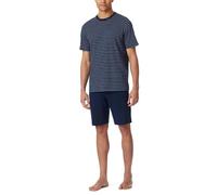 SCHIESSER Pyjama long ' Schlafanzug kurz - Casual Essentials ' bleu, Taille XXXL
