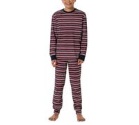 Schiesser Schlafanzug Set lang-100% Organic Bio Baumwolle-Größe 140 BIS 176 Ensemble de Pijama, Nachtblau_182112, 164 Garçon