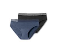 Schiesser Secret Care Lot de 2 Culottes menstruelles Anti-Fuite sous-vêtement, Assorti 1_176299, 44-46 Femme