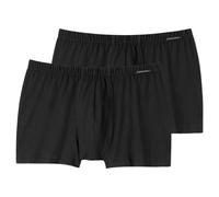 Schiesser Short Hommes 2er Lot Pantalon, Pack Double Slip M-XXL - Noir