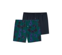 Schiesser Short Hommes 2er Paquet - Série " Fun Imprime ", Caleçon, Jersey-Shor