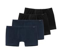 Schiesser Short Hommes 4er Paquet - Pantalon, Boxer, Essentials, Coton Stretch