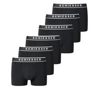 SCHIESSER Shorts Pour Hommes Pack De 6 - Série "95/5", Ceinture Logo, S-XXL