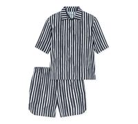 SCHIESSER Shorty ' Selected Premium ' graphite / blanc, Taille 4XL