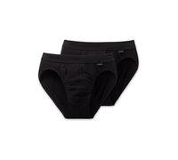 SCHIESSER Slip '2-Pack Authentic' noir, Taille L-XL