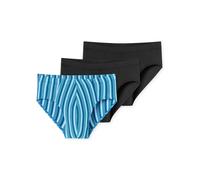 SCHIESSER Slip ' 95/5 Essentials ' turquoise / noir, Taille S