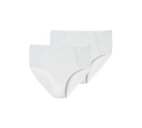 SCHIESSER Slip ' Air Spitze ' blanc, Taille M
