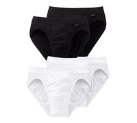 SCHIESSER Slip 'Authentic' noir / blanc, Taille XXL