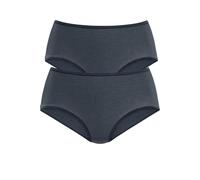 SCHIESSER Slip bleu nuit / gris, Taille 4XL