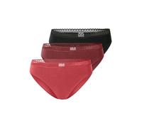 SCHIESSER Slip bordeaux / rouge vif / noir, Taille S