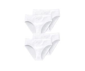 SCHIESSER Slip 'Cotton Essentials' blanc, Taille L-XL