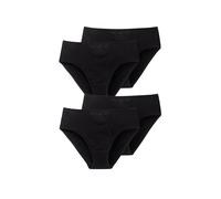 SCHIESSER Slip 'Essentials' noir, Taille M-L