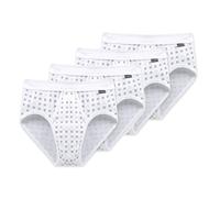 SCHIESSER Slip gris / blanc, Taille XL