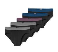 SCHIESSER Slip gris / noir, Taille XXL