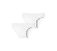 SCHIESSER Slip 'Invisible Cotton' blanc, Taille S-M