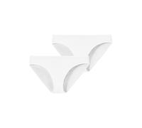 SCHIESSER Slip 'Invisible Lace' blanc, Taille XS