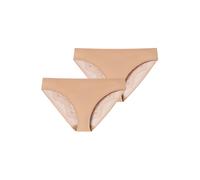 SCHIESSER Slip 'Invisible Lace' nude, Taille M-L