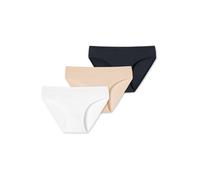 SCHIESSER Slip ' Invisible Soft ' beige / noir / blanc, Taille M-L