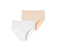 SCHIESSER Slip ' Invisible Soft ' sable / blanc, Taille S