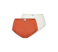 SCHIESSER Slip ' Modal Essentials ' orange / rouge rouille / blanc cassé, Taille XXL