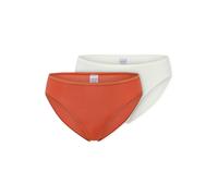 SCHIESSER Slip ' Modal Essentials ' orange / rouge rouille / blanc, Taille L-XL