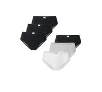 SCHIESSER Slip ' Modern Multipacks ' gris chiné / noir / blanc, Taille S