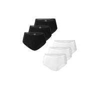 SCHIESSER Slip ' Modern Multipacks ' noir / blanc, Taille L-XL