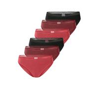 SCHIESSER Slip 'Modern Multipacks' rouge / rouge cerise / noir, Taille 4XL