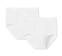 Schiesser Slip pour Homme 2er Paquet - Original Côte Double, Classic, Coton, Ein