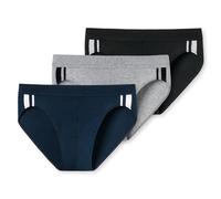 Schiesser Slip pour Homme 3er Paquet - Rio 95/5, Coton Stretch, Seitenstreife