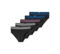 Schiesser Herren 5 Pack Bio Baumwolle-95/5 Organic Slips, Assortiment 11_183216, 6 Hommes