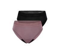 SCHIESSER Slip ' Schiesser Care ' violet / noir, Taille S-M