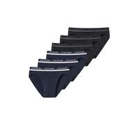 SCHIESSER Slip 'Uncover' gris / noir / blanc naturel, Taille XL