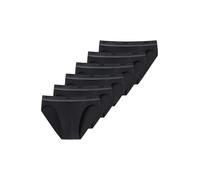 SCHIESSER Slip 'Uncover' gris / noir, Taille XL