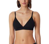 Schiesser Soft BH Organic Cotton-Pure Rib Soutien-Gorge de T-Shirt, Noir_179915, 100A Femme