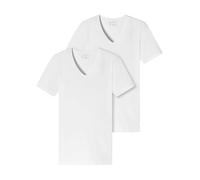 Schiesser Maillot de corps 95/5 Organic Cotton col en V blanc XL Homme