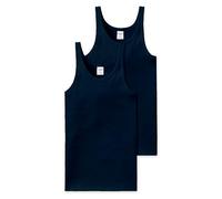 Schiesser Débardeur Essential Feinripp Homme Navy – Lot de 2 Taille M (5/Medium)
