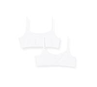 Schiesser sous-vêtements Bretelles Spaghetti-Coton Biologique 95/5-Taille 92 à 140 Bustier, Weiss_173525, 14 Ans (Lot de 2) Fille