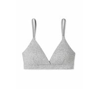 Schiesser Soft BH Organic Cotton-Pure Rib Soutien-Gorge de T-Shirt, Gris Mel_179915, 95A Femme