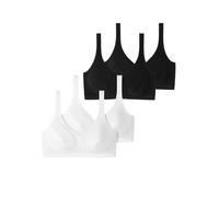 SCHIESSER Soutien-gorge noir / blanc, Taille 75