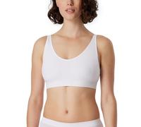 Schiesser Soutien-Gorge Souple avec Coussinets Amovibles sans Coutures-Classic Seamless Sport, Blanc_181106, XXL Femme