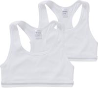 SCHIESSER Soutiens-gorge argent / blanc, Taille 140