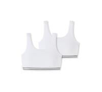 SCHIESSER Soutiens-gorge noir / blanc, Taille 152