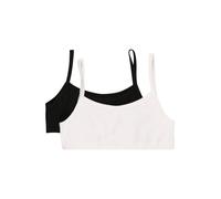 SCHIESSER Soutiens-gorge noir / blanc, Taille 176