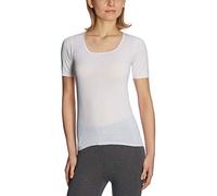 Schiesser Spenzer Maillot de Corps à Manches Courtes pour Femme - Coton de Luxe, Weiss_200764, 44