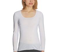 Schiesser Maillot de corps Spencer 1/1 Luxury coton manches longues Femme Blanc Taille 48