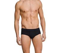 Schiesser Sportslip Slip, Noir-Noir (000), Large Homme