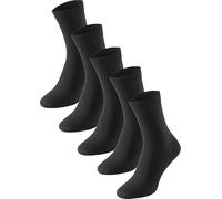 Schiesser Stay Fresh Lot de 5 paires de chaussettes pour femme, Noir_173208, 39-42