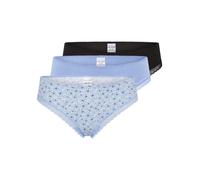 SCHIESSER String bleu clair / noir, Taille XXXL
