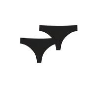 SCHIESSER String ' Invisible Soft ' noir, Taille M-L